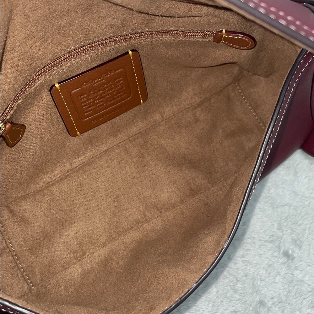 NWT Coach ‘Etta’ Small Leather Shoulder Bag - Picture 13 of 17